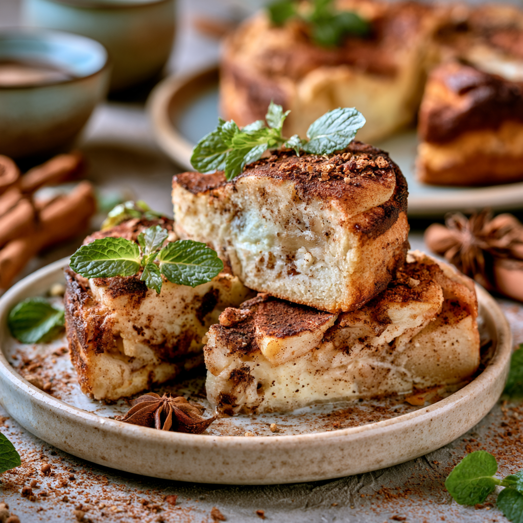 Быстрая шарлотка с яблоками и корицей